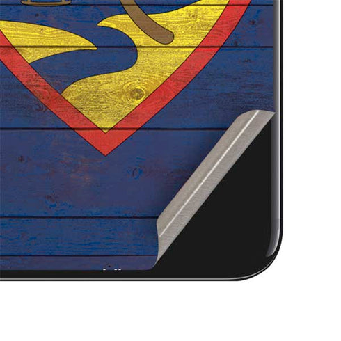 Guam Flag Dark Wood iPhone SE (2nd & 3rd Gen) Skin